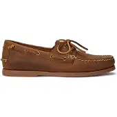 Ralph Lauren Merton Leather Boat Shoe - Brown - 40