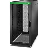 Schneider Electric EASY RACK 600MM/24U/1200MM , WITH ROOF, SIDE PANEL,CASTORS,FEET AND 4 BRACKETS, NO BOTTOM, BLACK (ER6422)