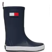 Tommy Hilfiger Flag Rubber Boots - Blue - 34/22CM