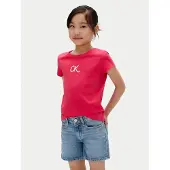 Calvin Klein Jeans Glitter Slim Fit Lyhythihainen T-paita