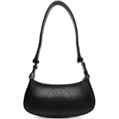Karl Lagerfeld Circle Olkalaukku Nahka 32 cm Musta
