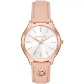 Michael Kors Analoginen kello 'RUNWAY' beige / roseekulta