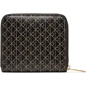 Calvin Klein Emblem Aop Square Zip Around - Black - ONE SIZE