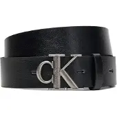 Calvin Klein Ck Buckle Tumbled 35Mm - Black - 115