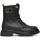 Tommy Hilfiger Lace Up Booties - Black - 38/24CM