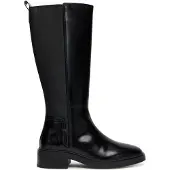 Tommy Hilfiger Th Minimal Abrasivato Long Boot - Black - 38