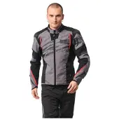 Rekurv E-11.01 tekstiilitakki Harmaa/Musta/Punainen Miehet, size 54