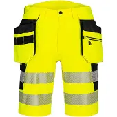 Portwest DX4 Hi-Vis Riipputaskulliset shortsit