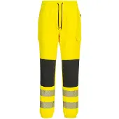 Portwest KX346 Hi-Vis LK2 Flexi kelta/musta työverkkarit