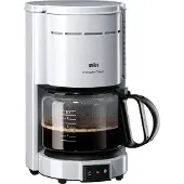Braun Aromaster Classic KF 47/1 10 kupin -kahvinkeitin, valkoinen