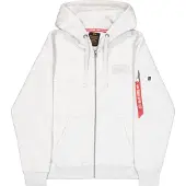 Alpha industries Collegetakki hopeanharmaa / musta