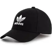 Adidas Originals Lippalakki 'Trefoil' musta / valkoinen | 54-56 | female