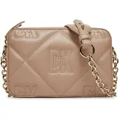 DKNY Crosstown Crossbody-laukku Nahka 20 cm Vaaleanpunainen