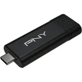 PNY PRO Elite V3, 2 TB, USB Type-C, 3.2 Gen 1 (3.1 Gen 1), 1000 MB/s, Liuku, Musta (P-FD2TBPROV3C-GE)