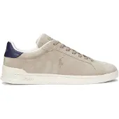 Ralph Lauren for man. 809955691003 Heritage Court II Leather Sneakers beige (42), Flat, Laces, Casual
