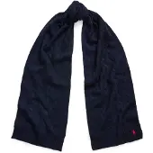 Ralph Lauren for woman. 455956296009 Navy cashmere and wool scarf (OSFA), Casual