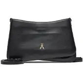 Patrizia pepe Tris Crossbody-laukku Nahka 37 cm Musta