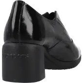 Wonders for woman. H-6704_2024_5792 Reghost 04 Black Leather Shoes (37), 3 to 5 cm, None, Casual, Classic, Patent Leather
