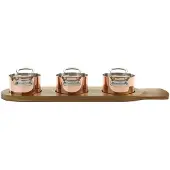 Samuel Groves - Serveware Minipatasarja 9 cm 3 osaa Kupari
