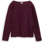 Tom Tailor 1043168 Cosy Rib Collegepaita