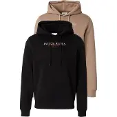 Jack & Jones Collegepaita 'JORBillyburg' brokadi / punainen / musta / valkoinen