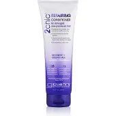 Hairlabs , 2chic, Korjaava Kasvojen Hoitoaine, Vahingoittuneille, Yli-työstetyille Hiusten, Mustikka + Kookosmaito, 8,5 fl oz (250 ml)