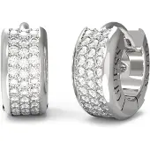 GUESS Stylish hopeanväriset korvarenkaat JUBE04583JWRHT/U