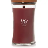 Woodwick Opulent Wood Rouge Oud tuoksukynttilä sisältää puusydämen 609.5 g