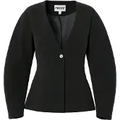 Pieces Pckamil Ls Fitted Blazer Noos Bc - Black - XL