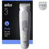 Braun Series 3 BG3530 märkä- ja kuiva-ajoon -vartalotrimmeri, harmaa