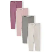 MINOTI Leggingsit vaaleanharmaa / meleerattu harmaa / syreeni / orkkidea