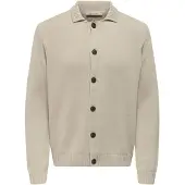 Only & Sons Onsjacob Reg Ls Cardigan Knit - Cream - XL