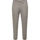 Only & Sons Onsmark Slim Brush Pique 0353 Pants Noos - Brown - 29 x 32