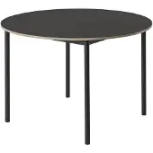 Muuto Base ruokapöytä 110 cm - Black Nanolaminate Plywood Black