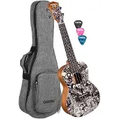 Cascha HH 2605 Art Series Konserttiukulele Sketch