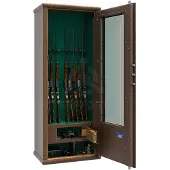 Metalk SCRIGNO 1736540BS NUT K luksustason asekaappi lasilla