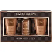 BAYLIS & HARDING Black Pepper & Ginseng lahjasetti kasvoille, vartalolle ja hiuksille miehille Mini