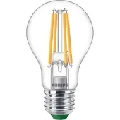 Philips Ultra-Efficient - LED hehkulamppu - muoto: A60 - kirkas viimeistely - E27 - 2,3 W (40 W vastaava) - luokka A - lämpimän valkoinen valo - 27...