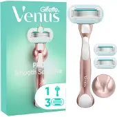Gillette Venus PRO Smooth Sensitive -höylä, ruusukulta
