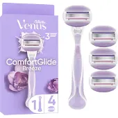 Gillette Comfortglide Breeze razor 4 razor blade refills 4 kpl