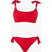 Cache Coeur Porto Vecchio Bikinit, Red, L