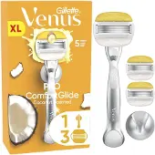 Gillette Venus &amp; Olay Comfortglide Razor + 3 Blades