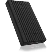 Icy Box – IB-2817MCL-C31, SSD-kotelo, M.2, PCI Express, 10 Gbit/s, USB-liitettävyys, Musta