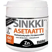 Vitabalans Sinkkiasetaatti Lempeä Lakritsi