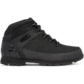 Timberland for man. TB1A1QHR0151 Waterproof Euro Sprint mid-cut shoes black (44), Flat, Laces, Casual