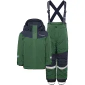 Didriksons Skare Kids Set - Green - 98