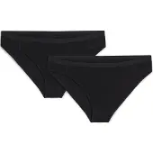 Icebreaker Women's Merino 150 Siren Bikini 2-Pack Black L