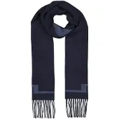 J.lindeberg Champ Double Sided Scarf - Navy - ONE SIZE