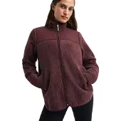 Röhnisch Phoebe Pile Jacket - Burgundy - S