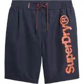 Superdry for man. M3010224A Navy blue Classic swimsuit (M), Beachwear, Polyester